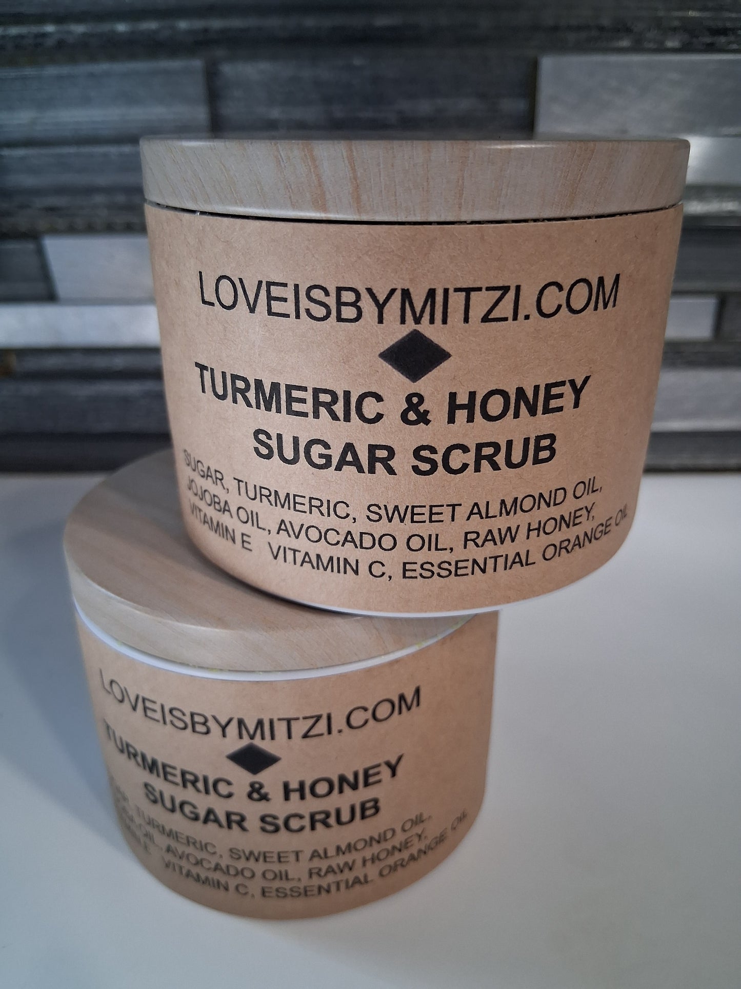 Luxurious Turmeric & Raw Honey Sugar Scrub