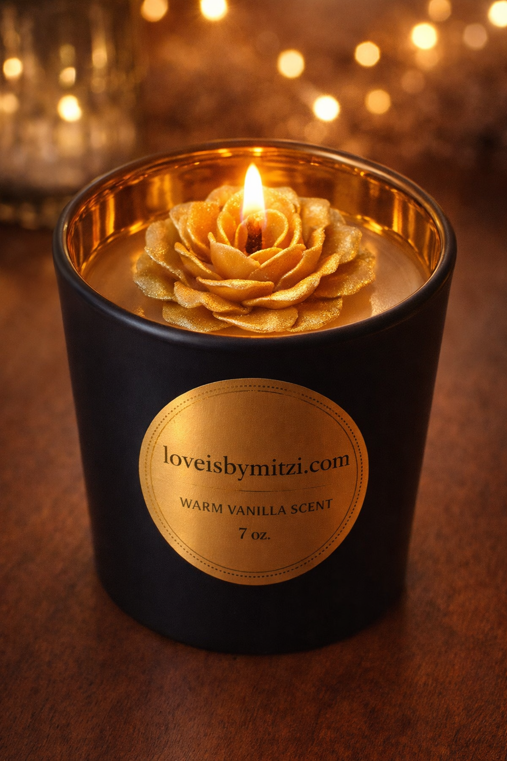 Champagne Candle