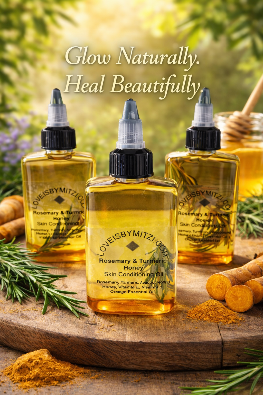 Rosemary & Turmeric Honey conditioning oil