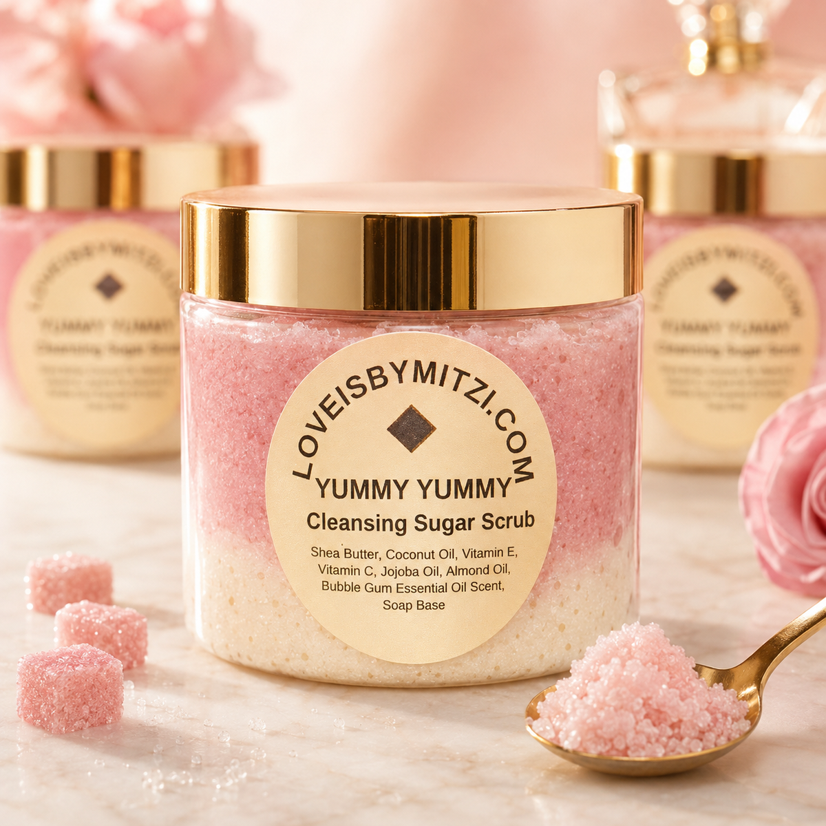 Yummy Yummy cleansing sugar scrub