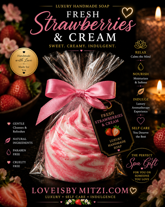 Strawberry & Cream Soap Bar