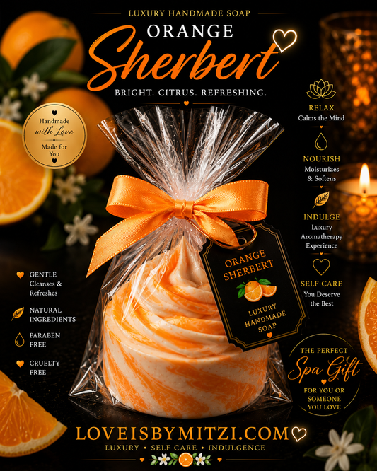 Orange Sherbet Soap Bar