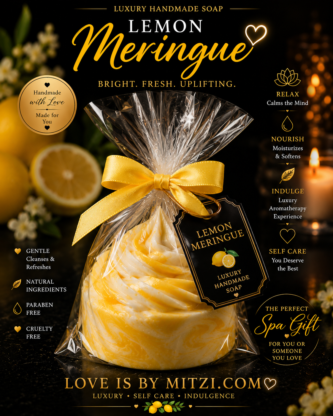 Lemon Meringue Soap Bar