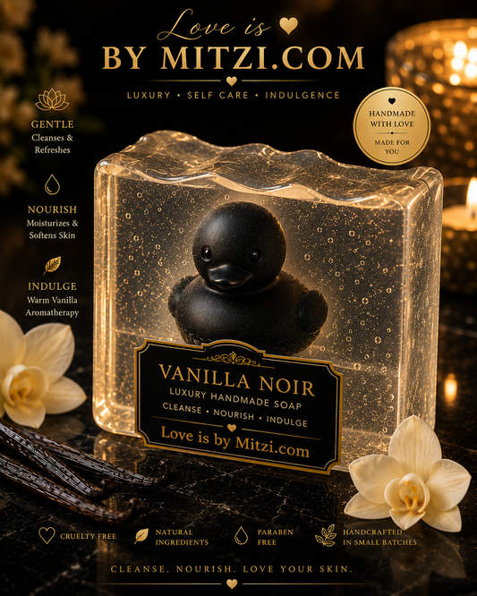 Vanilla Noir Black Rubber Duck
