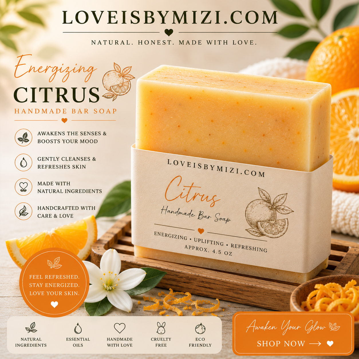 Refreshing Citrus Bar