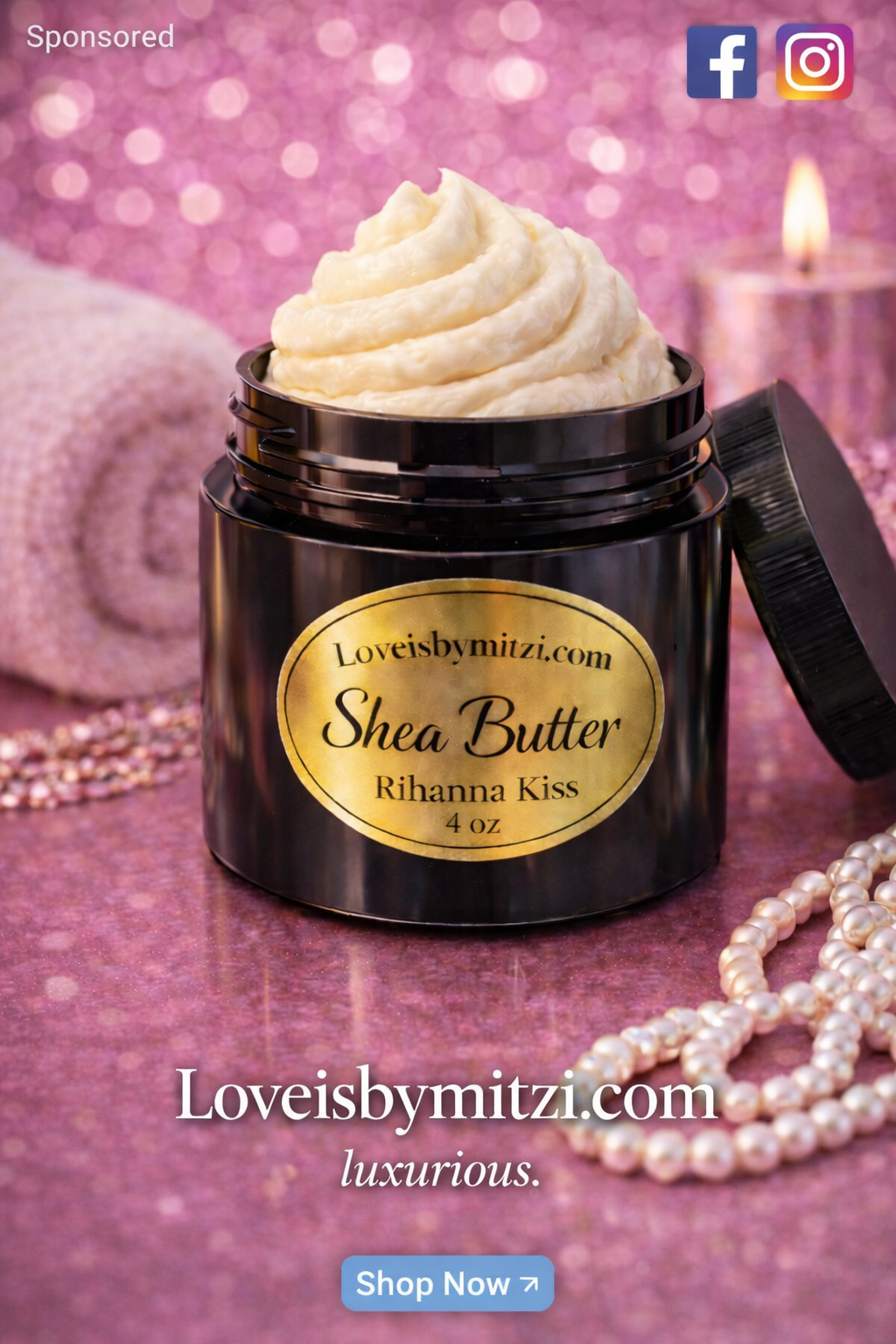Designer Inspired Rihanna Kiss Shea Butter