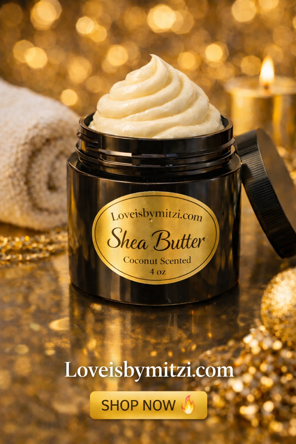 Deep Dark Coconut Fragrance Shea Butter